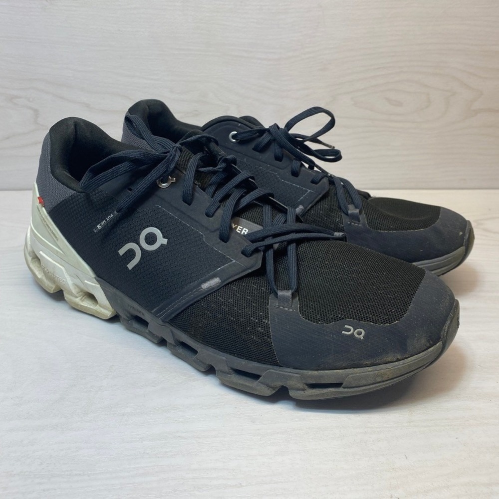 On‎ Running Mens 14 Cloudflyer Stability Running Shoes Black White 71.98677